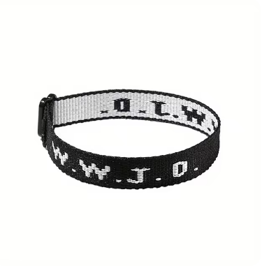 Black - What. Would. Jesus. Do. Bracelet